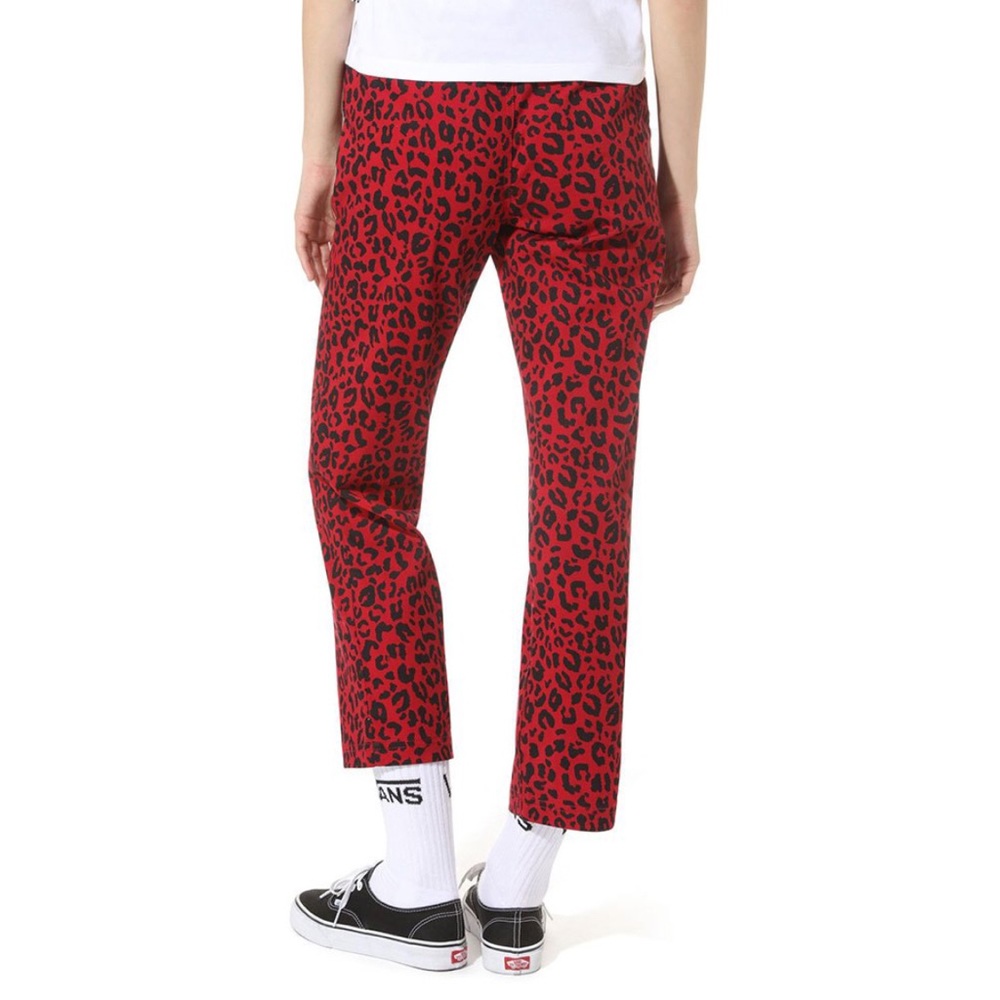 Vans Authentic Red Leopard Print Chino Pants *Siz… - image 8